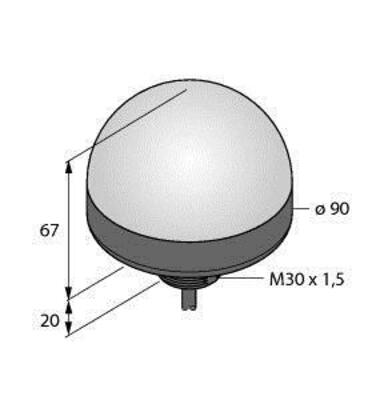 Turck LED-Anzeige Kennleuchte K90LGYRP