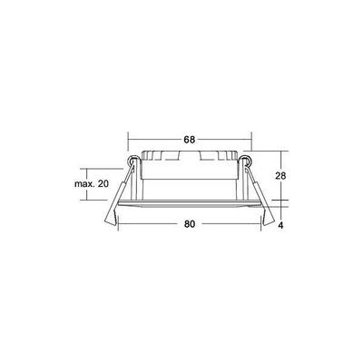 Brumberg Leuchten LED-Einbaudownlight 3000-1800K, d2w 12647153DW