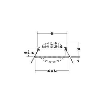 Brumberg Leuchten LED-Einbaustrahler 3000-1800K, d2w 39415183DW