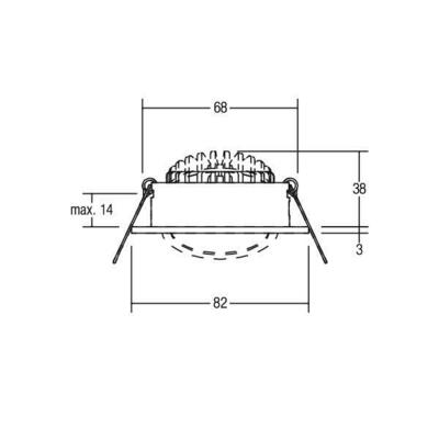 Brumberg Leuchten LED-Einbaustrahler 3000-1800K, d2w 39461083