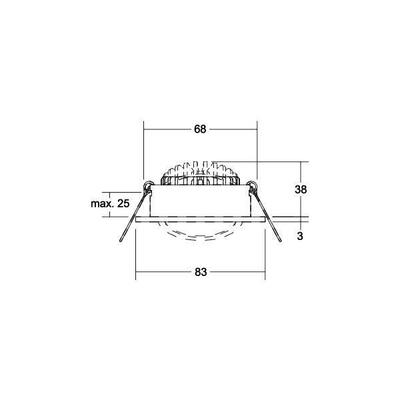 Brumberg Leuchten LED-Einbaustrahler 3000K 41413183