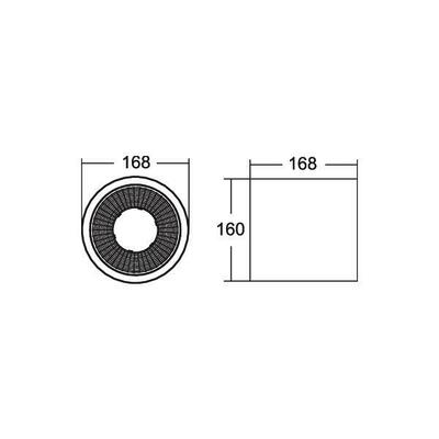 Brumberg Leuchten LED-Anbaudownlight 4000K 42613174DA