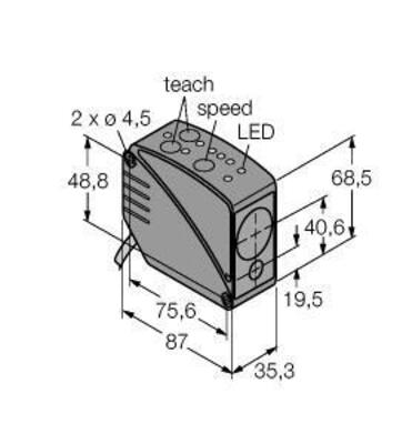 Turck Opto-Sensor Lichtschranke LT3NILV W/30