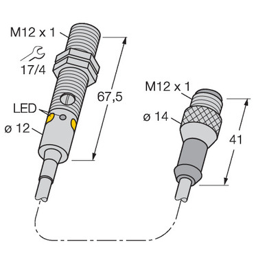 Turck Opto-Sensor Einweglichtschranke M12APRQPMA20