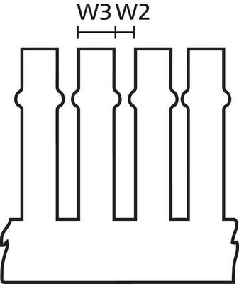 HellermannTyton Verdrahtungskanal 120x60mm, 2m PVC HTWD-PN-120X60
