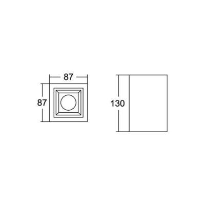 Brumberg Leuchten LED-Anbaudownlight 4000K 43641174