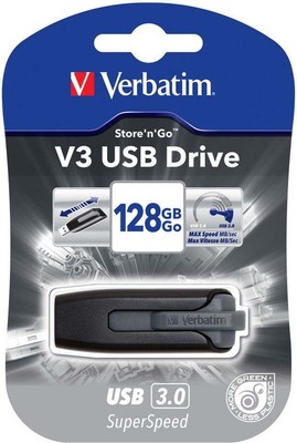 Verbatim USB-Stick 128GB 3.0 Ultra Speed 533x VERBATIM 49189