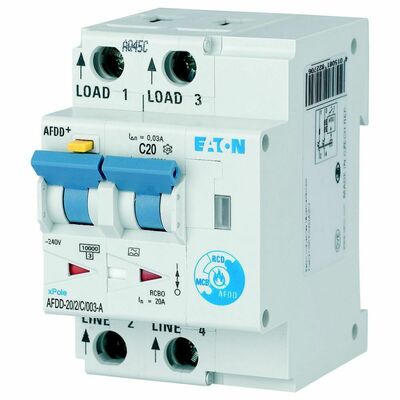 Eaton Brandschutzschalter C, 20 A, Typ A AFDD-20/2/C/003-A