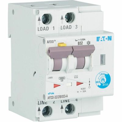 Eaton Brandschutzschalter B, 32 A, Typ A AFDD-32/2/B/003-A