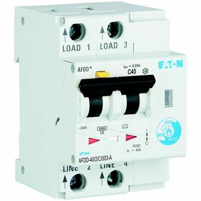 Eaton Brandschutzschalter C, 40 A, Typ A AFDD-40/2/C/003-A