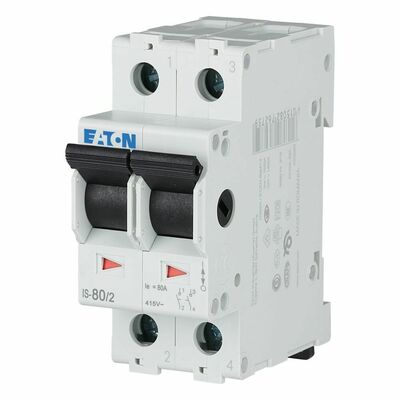 Eaton Hauptschalter 2p, 400V, 80A IS-80/2
