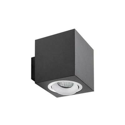 Brumberg Leuchten Wand-Anbaumodul quadr. schwarz/weiß 45212560