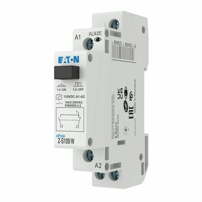 Eaton Stromstossschalter 110DC, 1W, 16A, 1TE Z-S109/W
