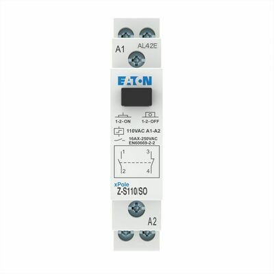 Eaton Stromstossschalter 110AC, 1S+1Ö, 16A Z-S110/SO