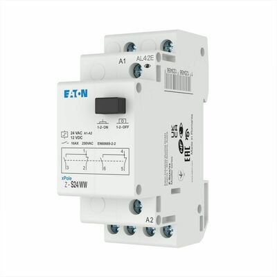 Eaton Stromstossschalter 24AC/12DC, 2W, 16A Z-S24/WW