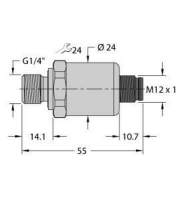 Turck Drucktransmitter IO-Link PT16A-1004-IOL-H1141
