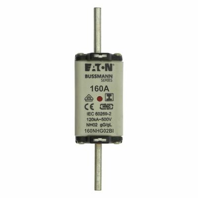Eaton Sicherungseinsatz Nieders. 160A AC 500V 120kA 160NHG02BI