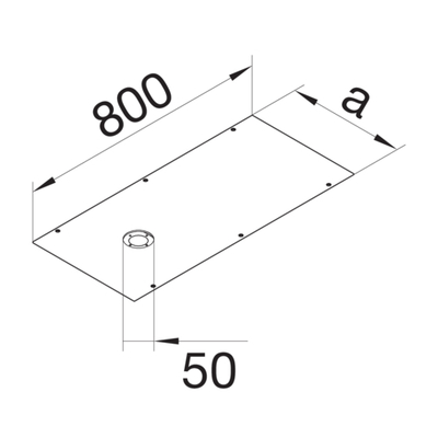 Tehalit Abdeckung GBZ, rund, 50mm BKA150800GBZ