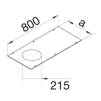 Tehalit Abdeckung R06, rund, 215mm BKA300800R06