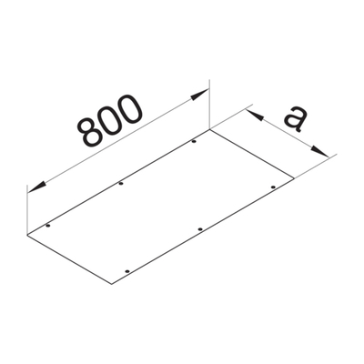 Tehalit Abdeckung blind für BK BKA400800