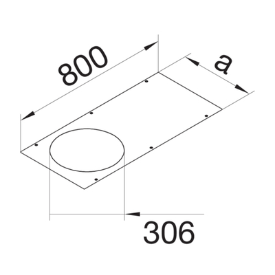Tehalit Abdeckung R12, rund, 306mm BKA600800R12