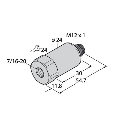Turck Drucktransmitter IO-Link PT25R-2045-IOL-H1141