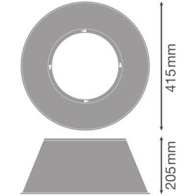 Ledvance Alu-Reflektor D415mm HBALUREFLECTOR415