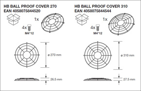 Ledvance LED-Hallenstrahler 840, 110Grad HBP200W840110DIP66PS