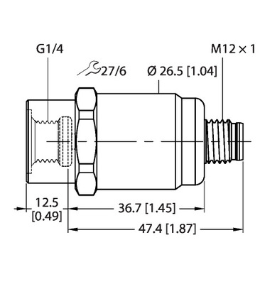Turck Drucktransmitter IO-Link PT40R-1001-IOL-H1141
