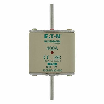 Eaton Sicherungseinsatz Nieders. 400A AC 690V 120kA 400NHM3B-690