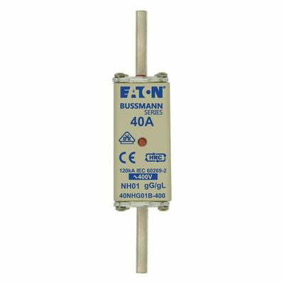 Eaton Sicherungseinsatz Nieders. 40A AC 400V 120kA 40NHG01B-400