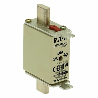 Eaton Sicherungseinsatz Nieders. 50A AC 690V 120kA 50NHG000B-690