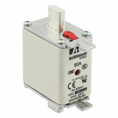 Eaton Sicherungseinsatz Nieders. 50A AC 690V 120kA 50NHG00B-690