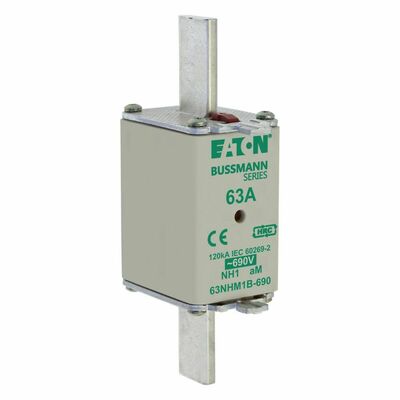 Eaton Sicherungseinsatz Nieders. 63A AC 690V 120kA 63NHM1B-690