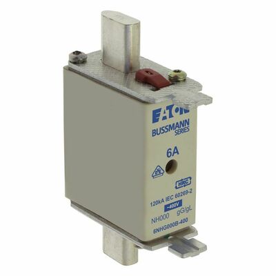 Eaton Sicherungseinsatz Nieders. 6A AC 400V 120kA 6NHG000B-400