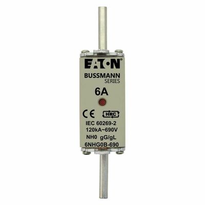 Eaton Sicherungseinsatz Nieders. 6A AC 690V 120kA 6NHG0B-690