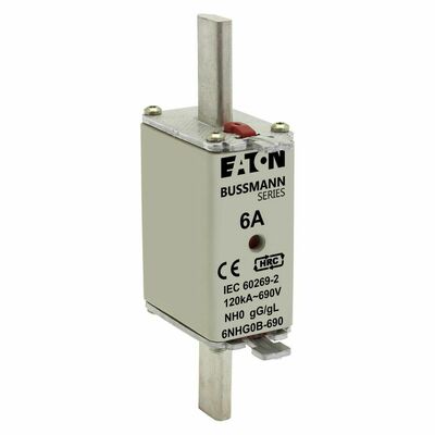 Eaton Sicherungseinsatz Nieders. 6A AC 690V 120kA 6NHG0B-690