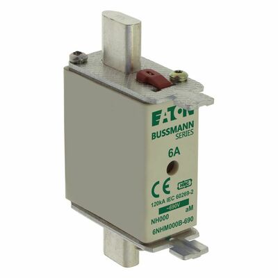 Eaton Sicherungseinsatz Nieders. 6A AC 690V 120kA 6NHM000B-690