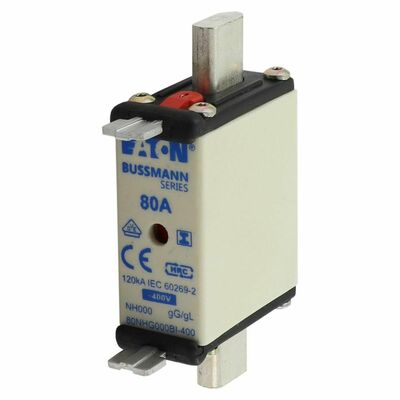 Eaton Sicherungseinsatz Nieders. 80A AC 400V 120kA 80NHG000BI-400