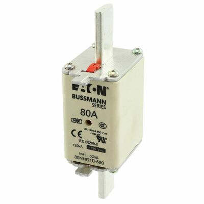 Eaton Sicherungseinsatz Nieders. 80A AC 690V 120kA 80NHG1B-690
