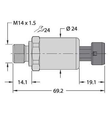 Turck Drucktransmitter mit Stromausgang PT600R-2119-I2-MP11