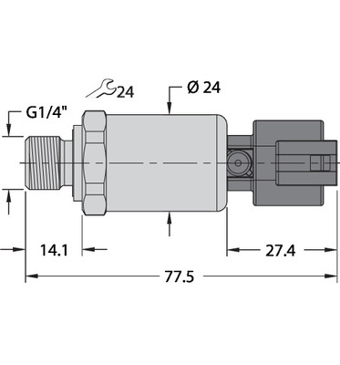Turck Drucktransmitter mit Stromausgang PT60R-2104-I2-DT043P