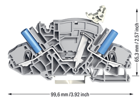 WAGO GmbH & Co. KG 2-Leiter-Trenn- und Messklemme 2007-8811/043-000