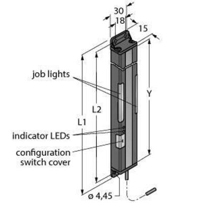 Turck Bestückungssensor Pick-to-Light PVA100N6R