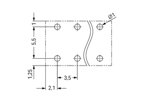 WAGO GmbH & Co. KG THR-Leiterplattenklemme 2086-1109/000-650