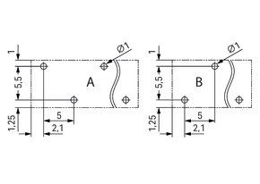 WAGO GmbH & Co. KG THR-Leiterplattenklemme 2086-3128/997-607