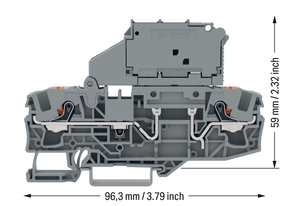 WAGO GmbH & Co. KG 2-Leiter-Sicherungsklemme 2206-1631/1000-867