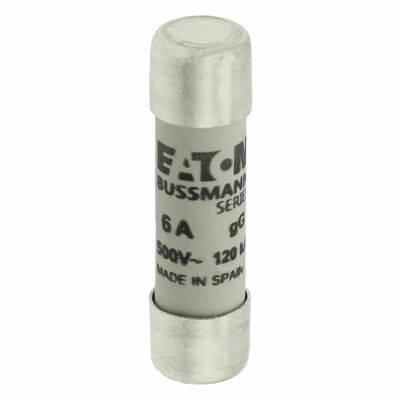 Eaton Sicherungseinsatz Nieders. 6A AC 500V 120kA C10G6
