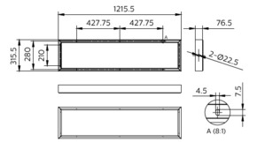 Philips Lighting Anbaurahmen RC159Z SMB #75216099