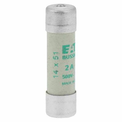 Eaton Sicherungseinsatz Nieders. 2A AC 500V 120kA CYL AM 14,#C14M2S